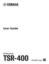 Yamaha TSR-400 User guide
