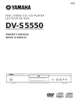 Yamaha DV-S5550 Owner's manual