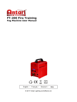 Elation FT-200 Fire Training Fog Machine User manual