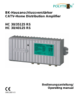 POLYTRON HC 30/40125 RS Home distribution amplifier 30/40 dB Operating instructions