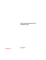 Oracle Fabric Interconnect F2-12 Installation guide
