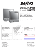 Sanyo DS27425 Owner's manual