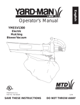 Yard-Man YMESV1300 User manual