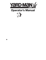 Yard-Man YM70SS User manual