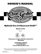 CharGriller 5750 Owner's manual