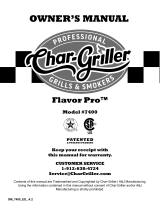 Char-Griller Flavor Pro 7400 Owner's manual