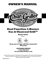 Char Griller 5072 Owner's manual