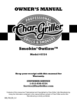 Char Griller 3724 Owner's manual