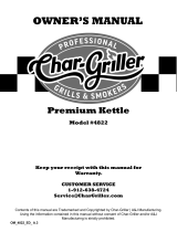CharGriller E4822 Owner's manual