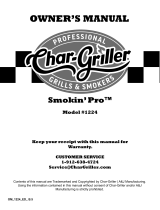 Char Griller E1224 Owner's manual