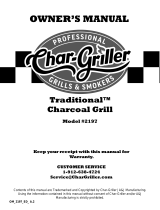 Char Griller E2197 Owner's manual