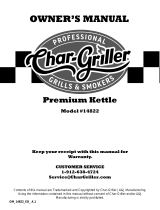 CharGriller Patio Pro 1616 Owner's manual