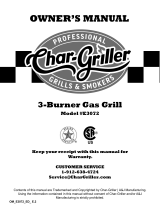 Char-Griller E3072 Owner's manual