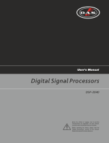 DAS DSP-2040 User manual