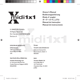 E-Mu Xmidi 1x1 Owner's manual