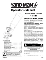 Yard-Man YM141 User manual