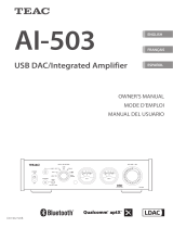 TEAC XEG-AI503 User manual