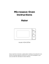 Haier HGN-2070M Owner's manual