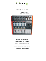 Ibiza 8-KANALS MUZIEKMENGPANEEL MET USB & BLUETOOTH (MX802) Owner's manual