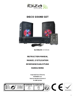 Ibiza Sound DISCO GELUIDSET MET LED VERLICHTING (DJ350LED) Owner's manual