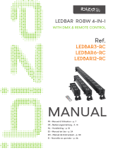 Ibiza Light & Sound LEDBAR12-RC Owner's manual