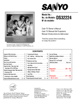 Sanyo DS32224 User manual