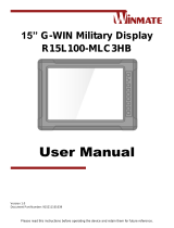 Winmate R15L100-MLC3HB User manual