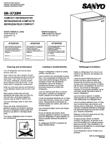 Sanyo SR-3720M - Counter-High Refrigerator User manual