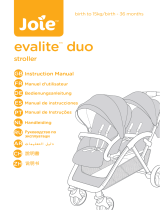 Joie EVALITE DUO STROLLER GREY User manual