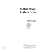 GE Appliances PSB9240SFSS Installation guide
