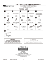 Medal Sports 5 in 1 BACKYARD GAME COMBO SET User manual