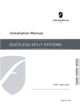 Friedrich MR36TQY3JM Owner's manual