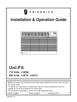 Friedrich US10D30C Owner's manual