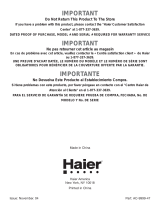 Haier HPR09XC5 Owner's manual