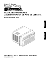 Kenmore 75121 12,000 Owner's manual