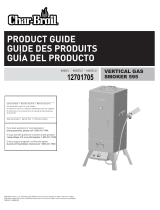 Char-Broil 12701705 Vertical Gas Smoker 595 Owner's manual