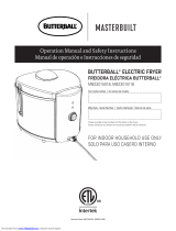 Masterbuilt BUTTERBALL MB23015018 Owner's manual