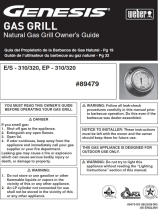 Weber GENESIS EP-310 NG Owner's manual