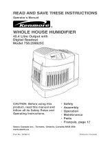 Kenmore 758299825C Owner's manual