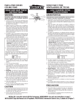Broan P402WB User manual