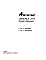 Amana F1961C Owner's manual