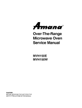 Amana MVH150E Owner's manual