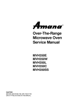 Amana MVH250W Owner's manual