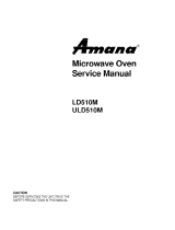 Amana ULD510M Owner's manual