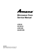 Amana ULD510 Owner's manual