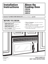 GE JNM1541DNCC - Spacemaker Series Microwave Installation guide