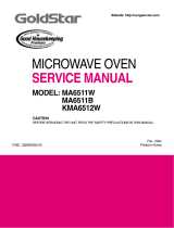 Goldstar KMA6512W Owner's manual