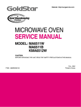 Goldstar MA6511B Owner's manual