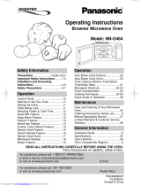 Panasonic NNG464MF Owner's manual