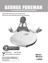 George Foreman GR1212PQ User manual